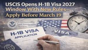 H1B Visa 2027, USCIS H1B Update, H1B Visa New Rules, H1B Registration 2027, US Work Visa News, H1B Application Deadline, US Immigration Update, H1B Lottery Process, Visa News USA