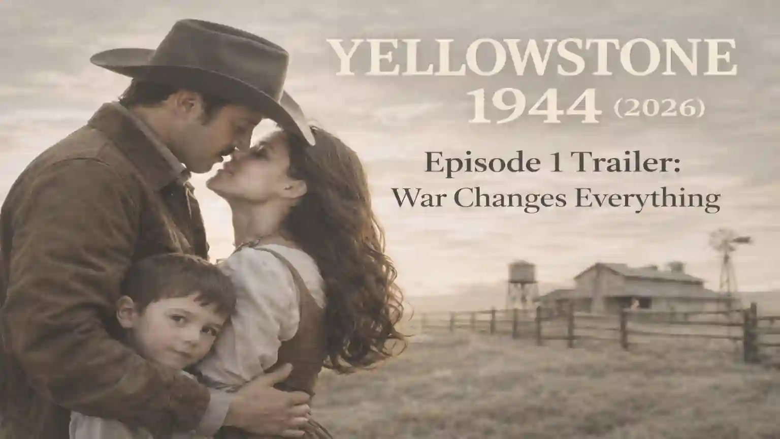 Yellowstone 1944 Episode 1, Yellowstone 1944 Trailer, Yellowstone 1944 2026, War Changes Everything, Yellowstone Prequel, Dutton Family Story, Yellowstone Spin Off, Paramount Plus Series, Western Drama 2026